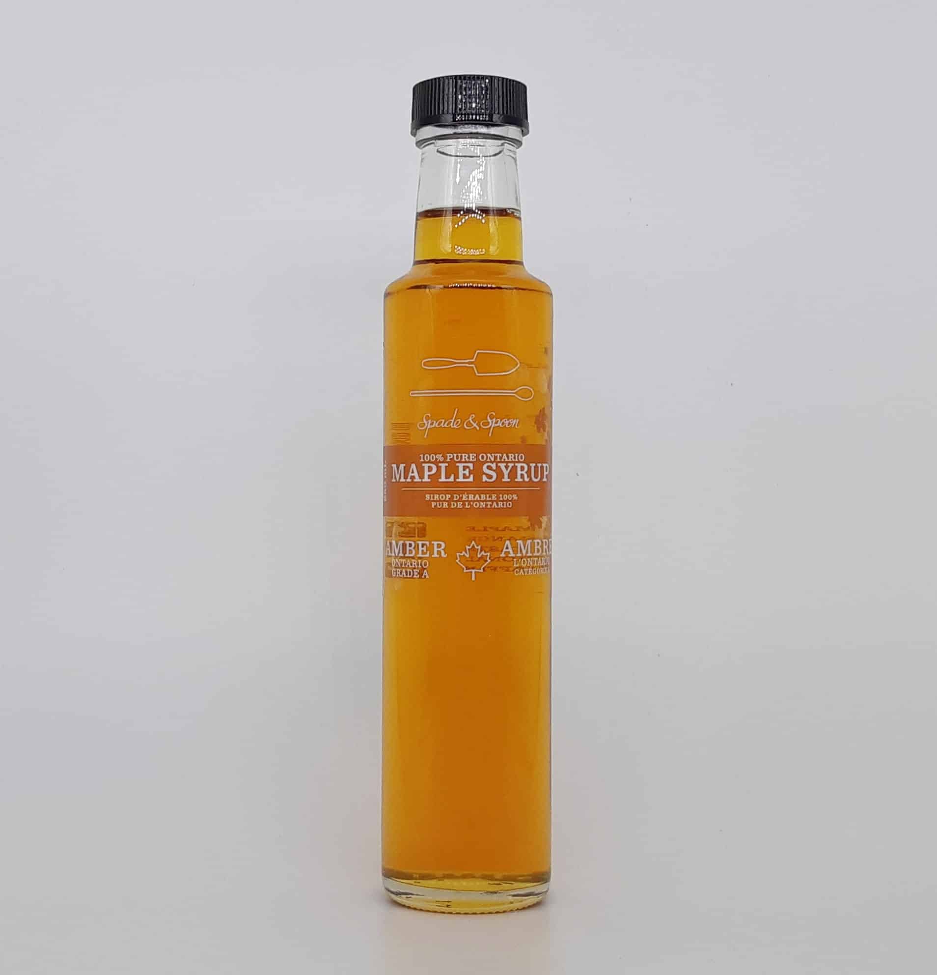 Amber grade is a classic maple syrup flavour of medium maple intensity. A delicate profile, this is a traditional go-to for pancakes and waffle fare. Amber Maple Syrup 250ml