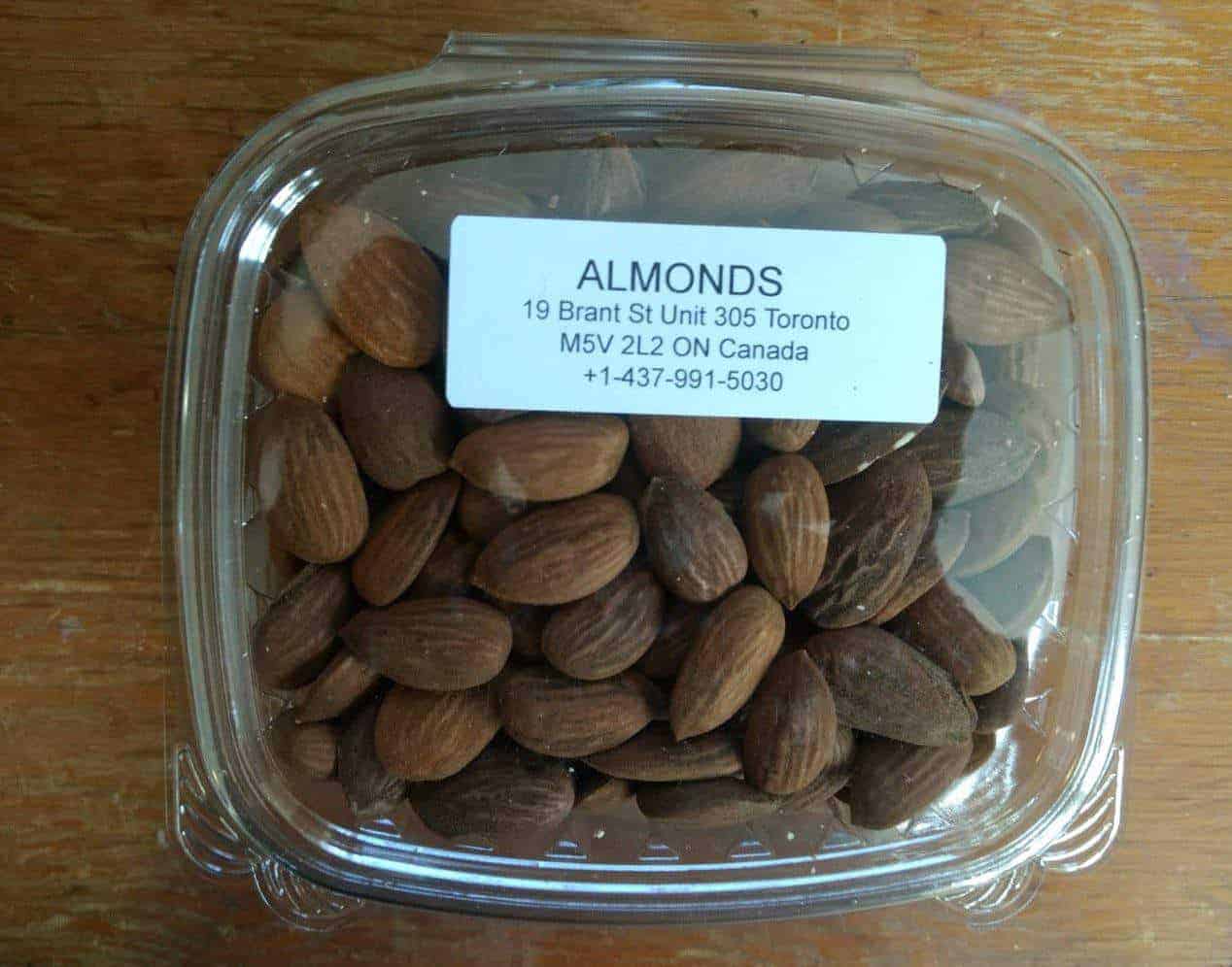 Raw almonds 200g