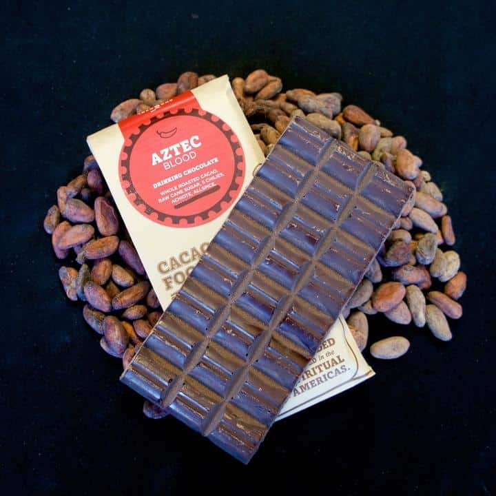Our classic 70% dark blend drinking chocolate (125g bar) 5 Chili Drinking Chocolate