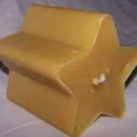 beeswax candles star (tall, 15oz)