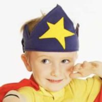Baby red mustard greens. 145g+ in resealable bag. Blue with Yellow Star Adjustable Fleece Crown