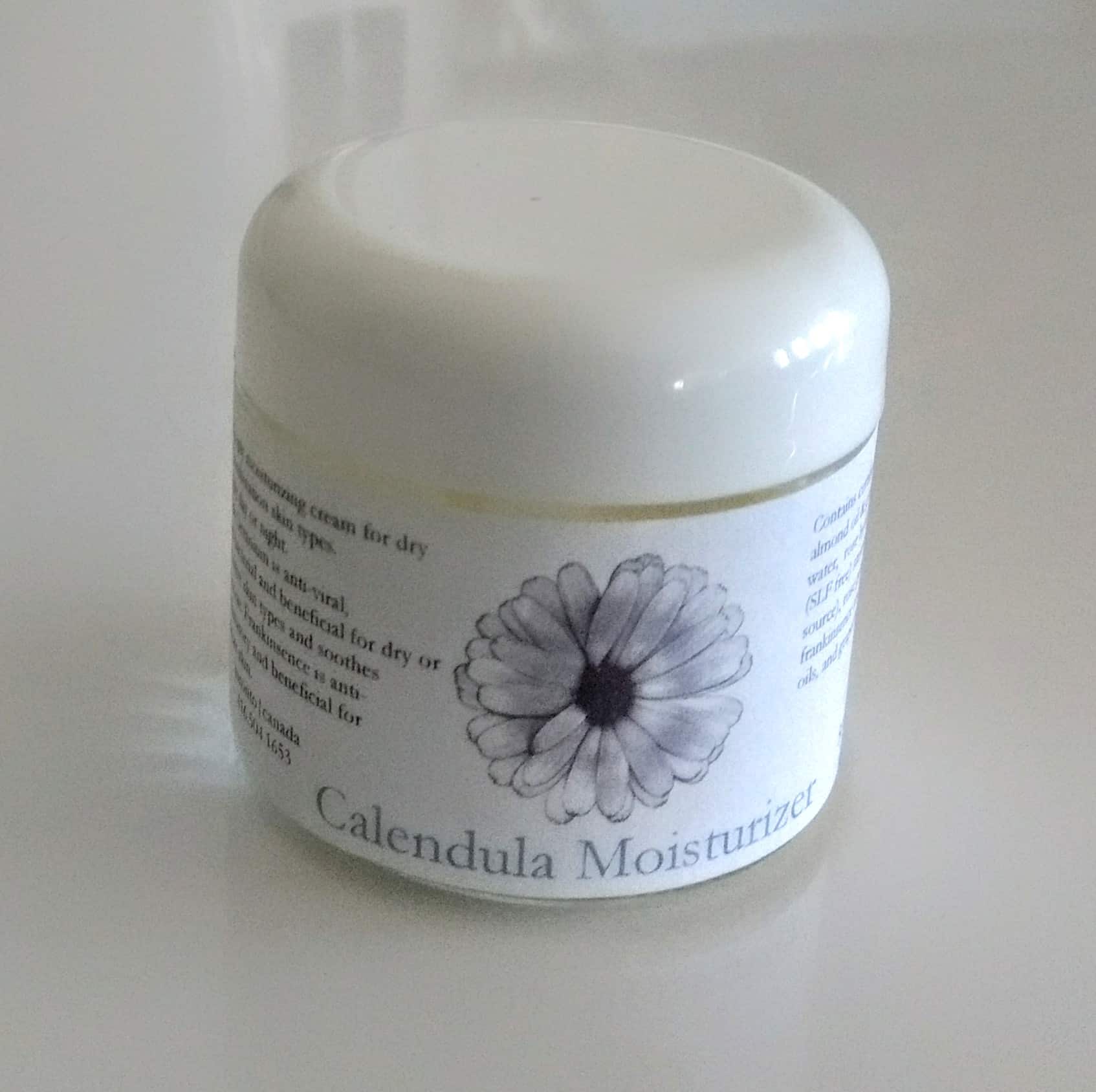 Calendul moisturizer with rose geranium eo