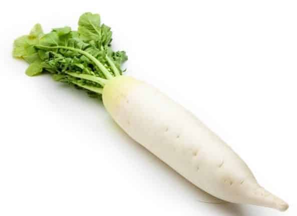 1 white raddish Daikon