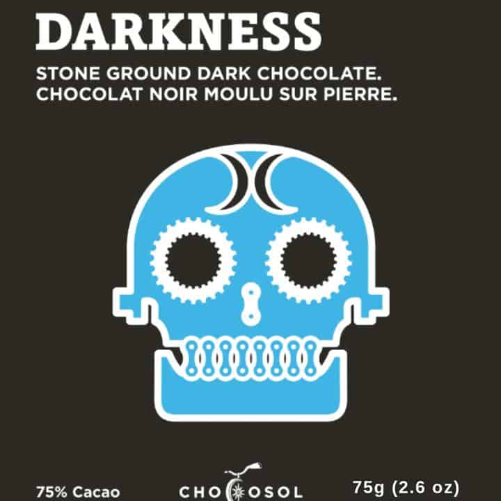 Classic 75% dark chocolate (75g bar) Darkness - Case