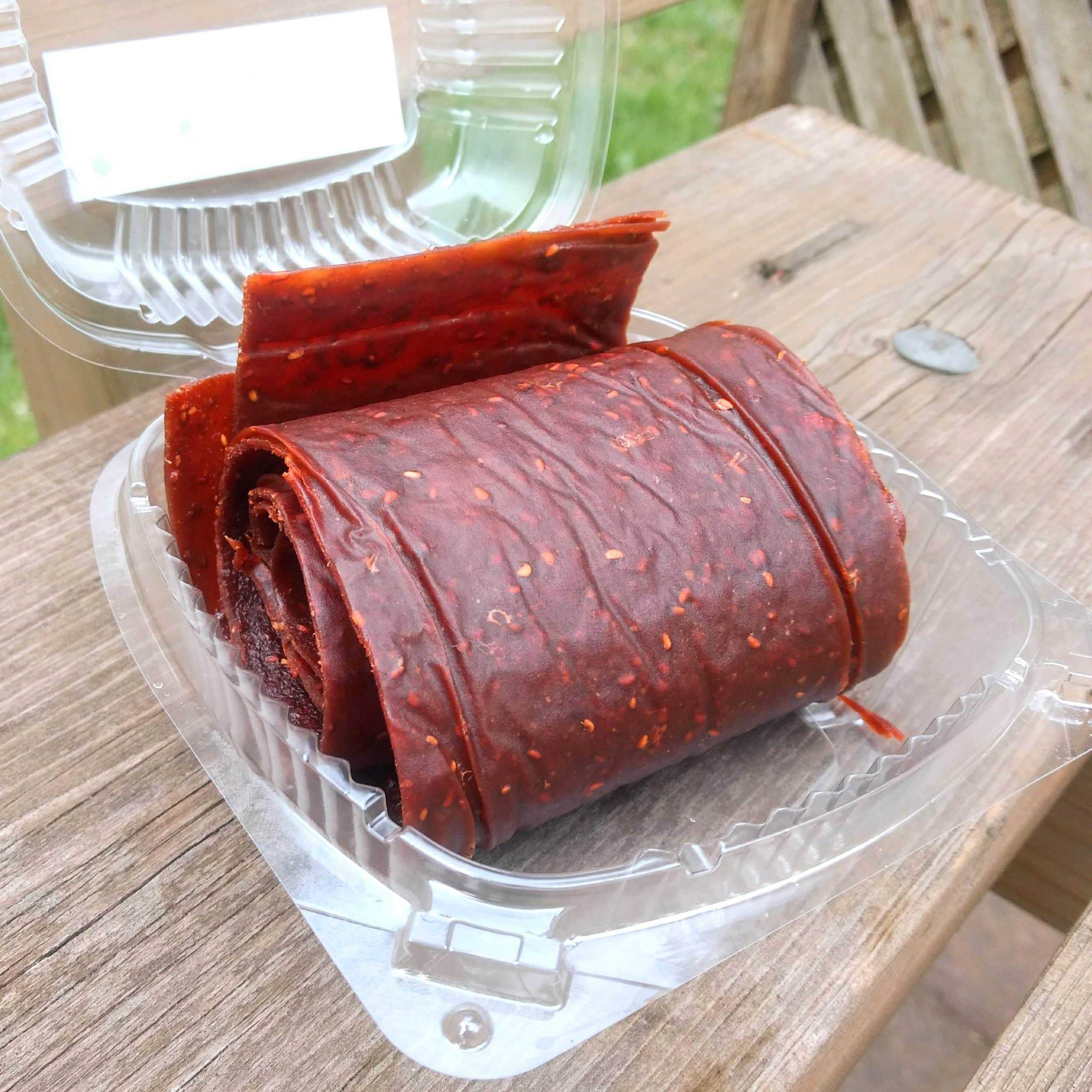 Fruit leather (raspberries, quince and apple) 200gr