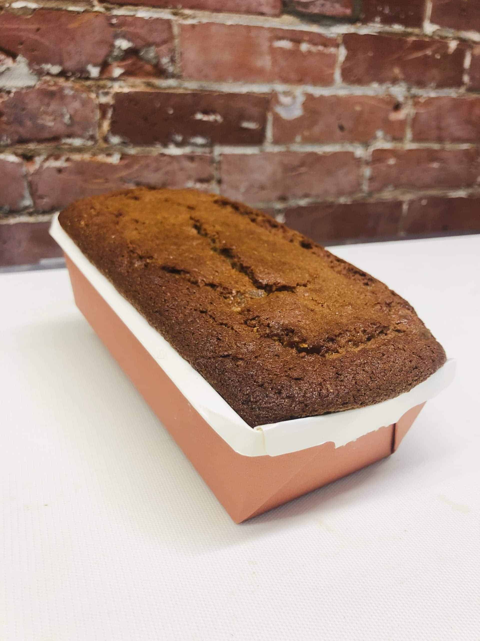 Rye Gingerbread loaf, with holiday spices and candied ginger. Holiday Ginger Bread Loaf