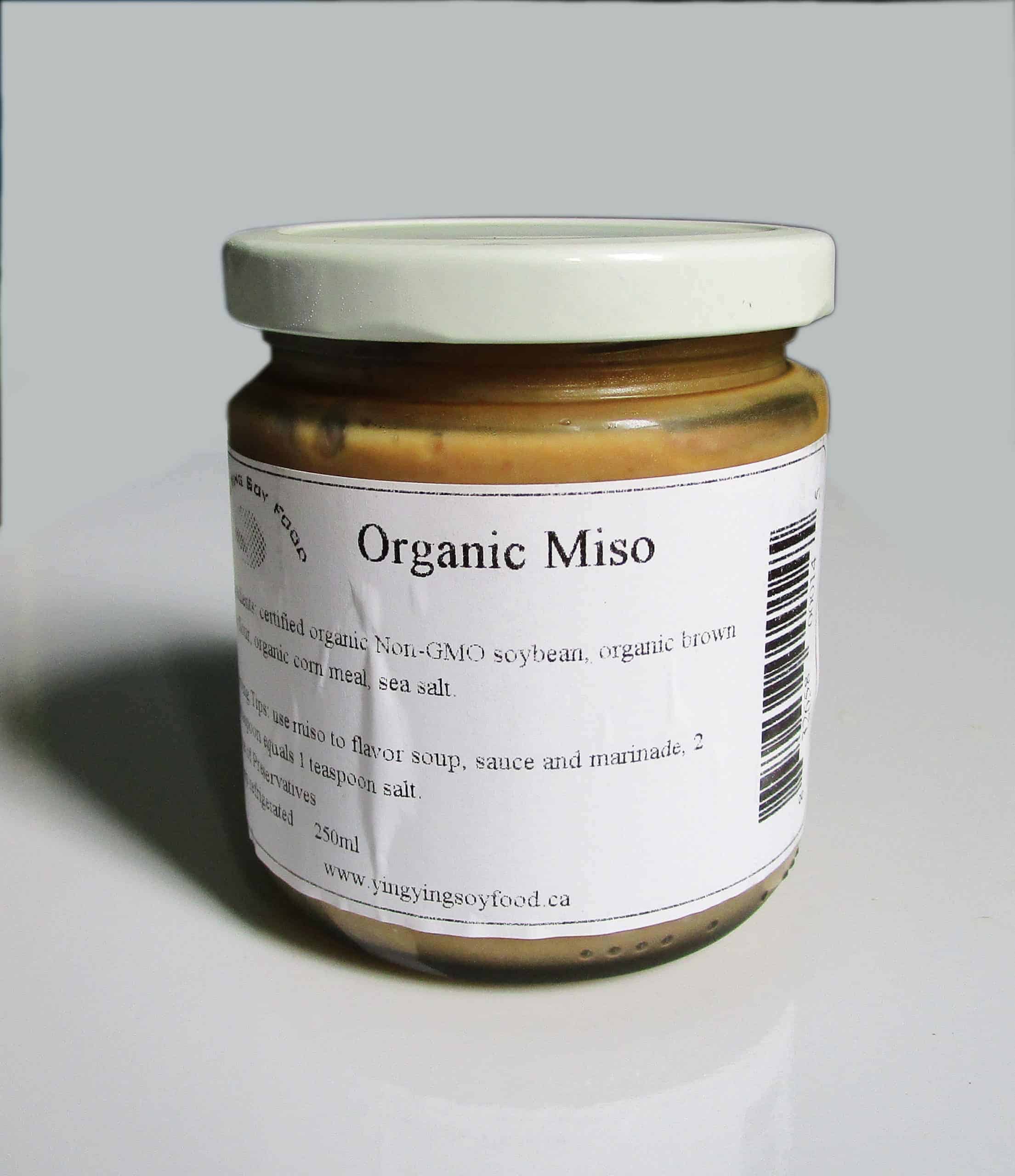 Size: 250ml. Shelf life: 2 year. Organic Miso