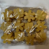 Pack of 12 Beeswax Christmas Candles