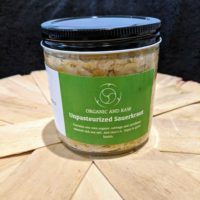 Raw unpasteurized organic sauerkraut!