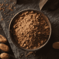 Roasted cacao powder