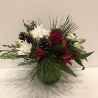 An earthy, nutty, wheat-free alternative. Sprouted buckwheat packs a nutritional punch! Small centre piece - GREEN Vase