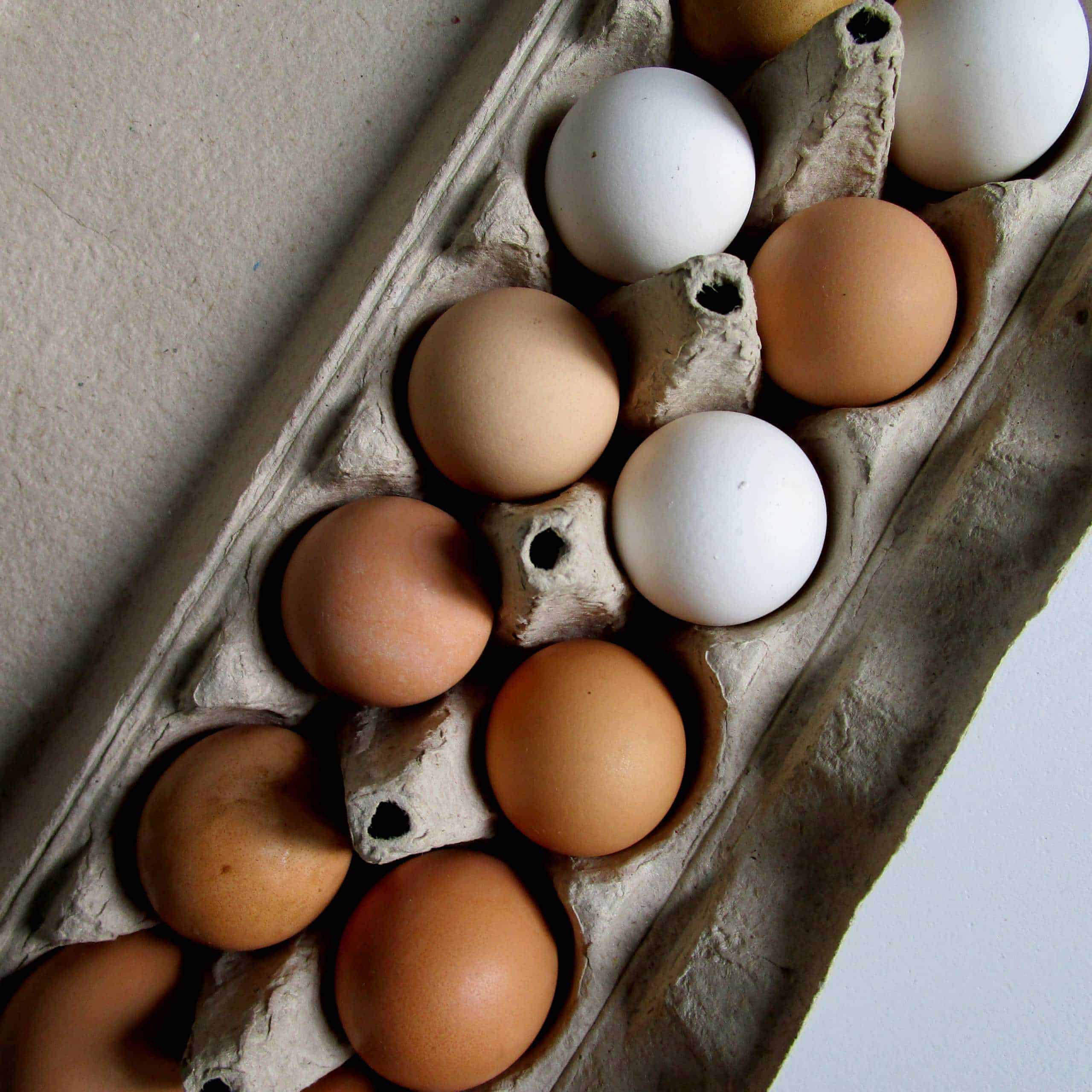 In some rare and regrettable circumstances we may need to substitute slightly different egg sizes. Small Eggs (12)