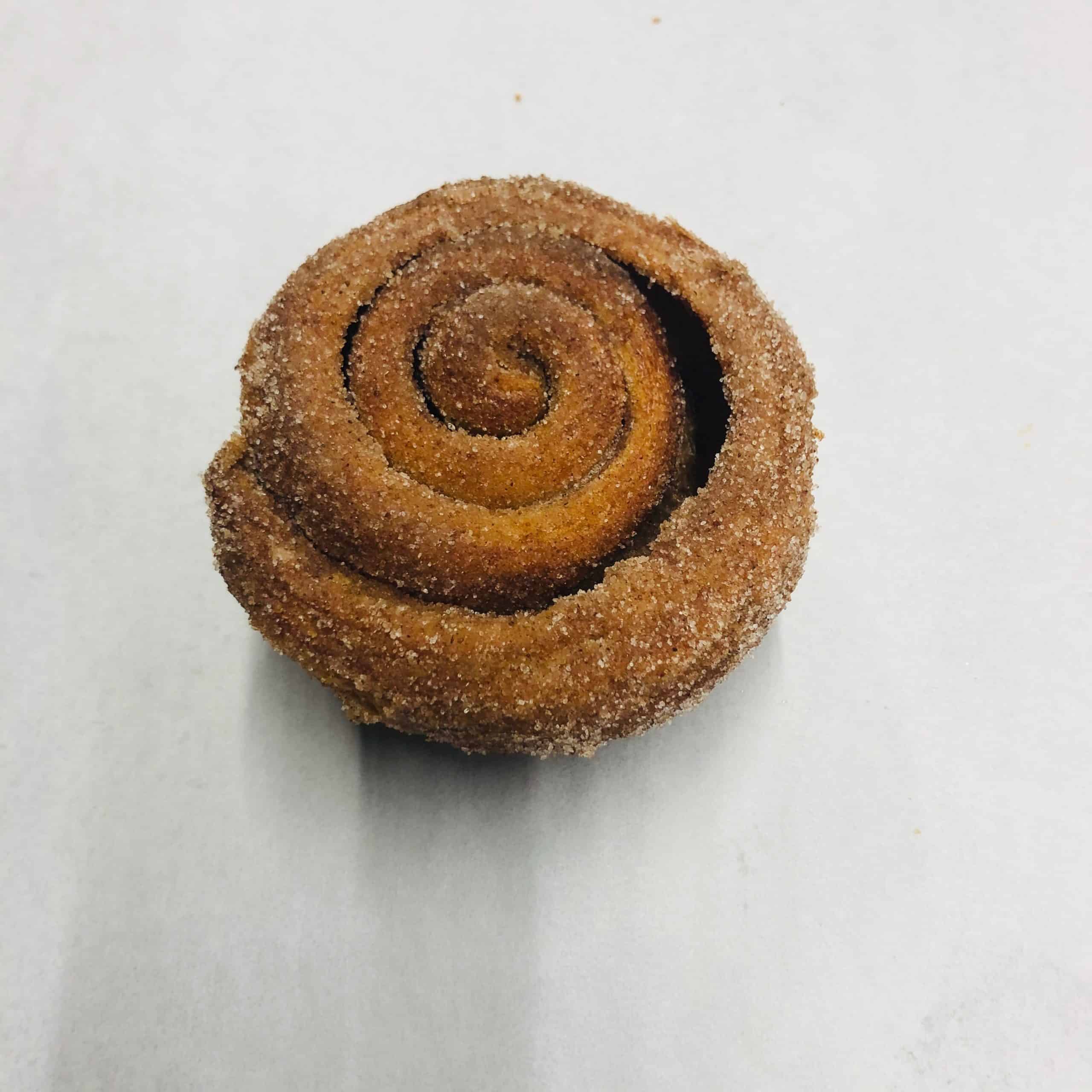 with 45% Spelt dough, and finished with brown butter and cinnamon sugar! (4pc) Spelt Cinnamon Swirl (2 pcs)