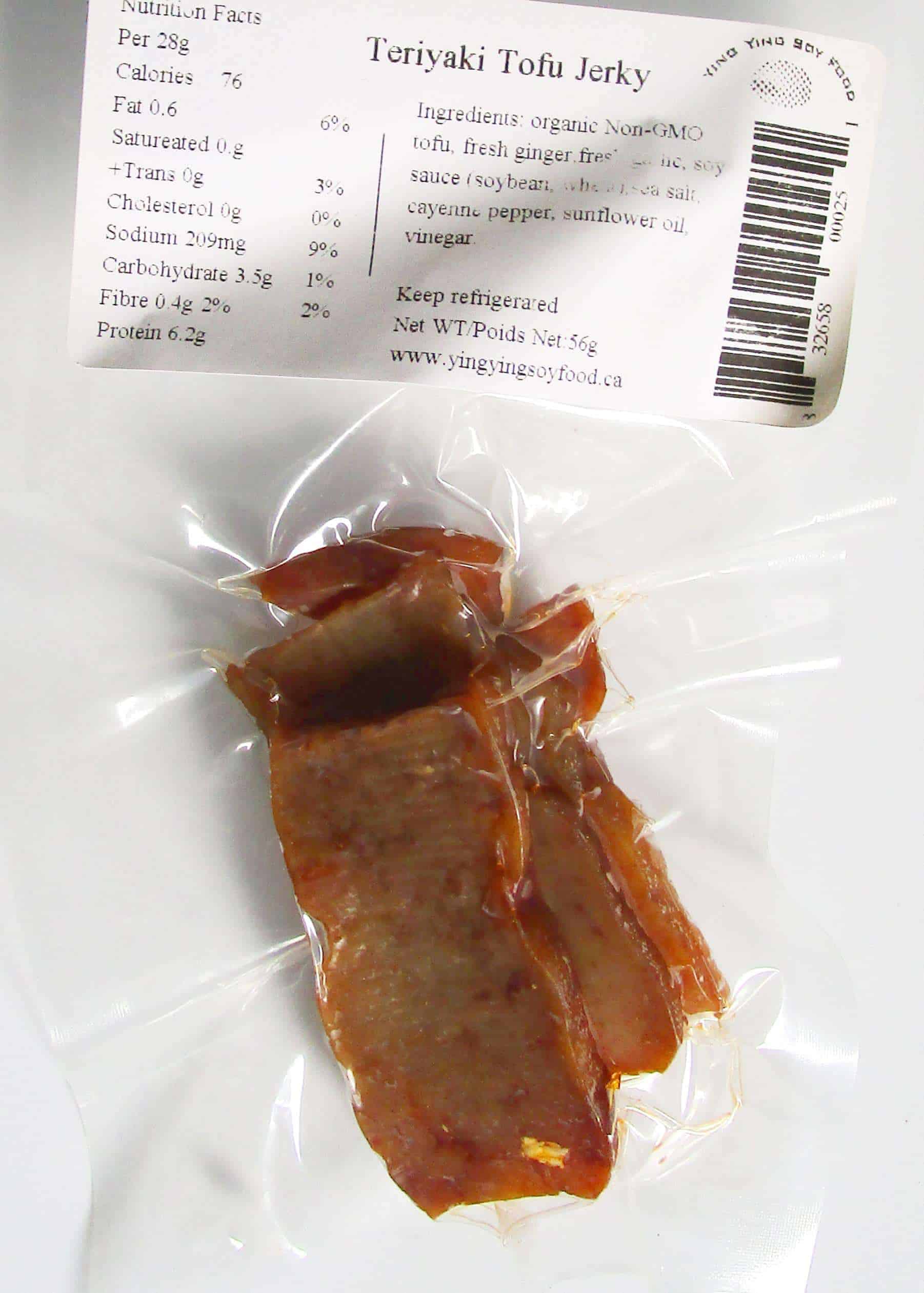 65g Shelf life 8 weeks Tofu Jerky (Spicy)