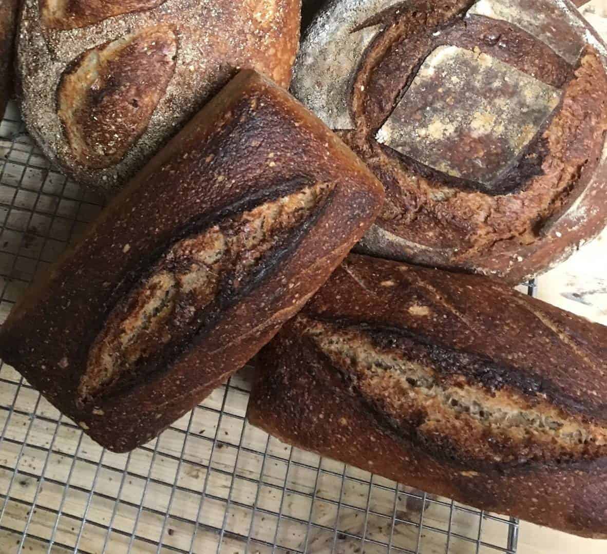 100% whole spelt pan loaf Whole Spelt Sourdough
