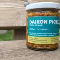 Cow cheese, spinach and wrapped in organic flour. Daikon Pickle (Nepalese Style) - 250 ml