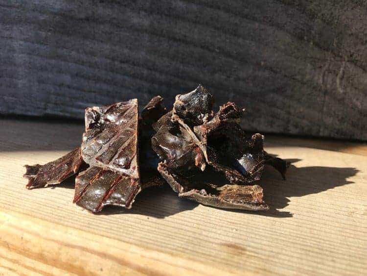Dehydrated beef liver pet treats