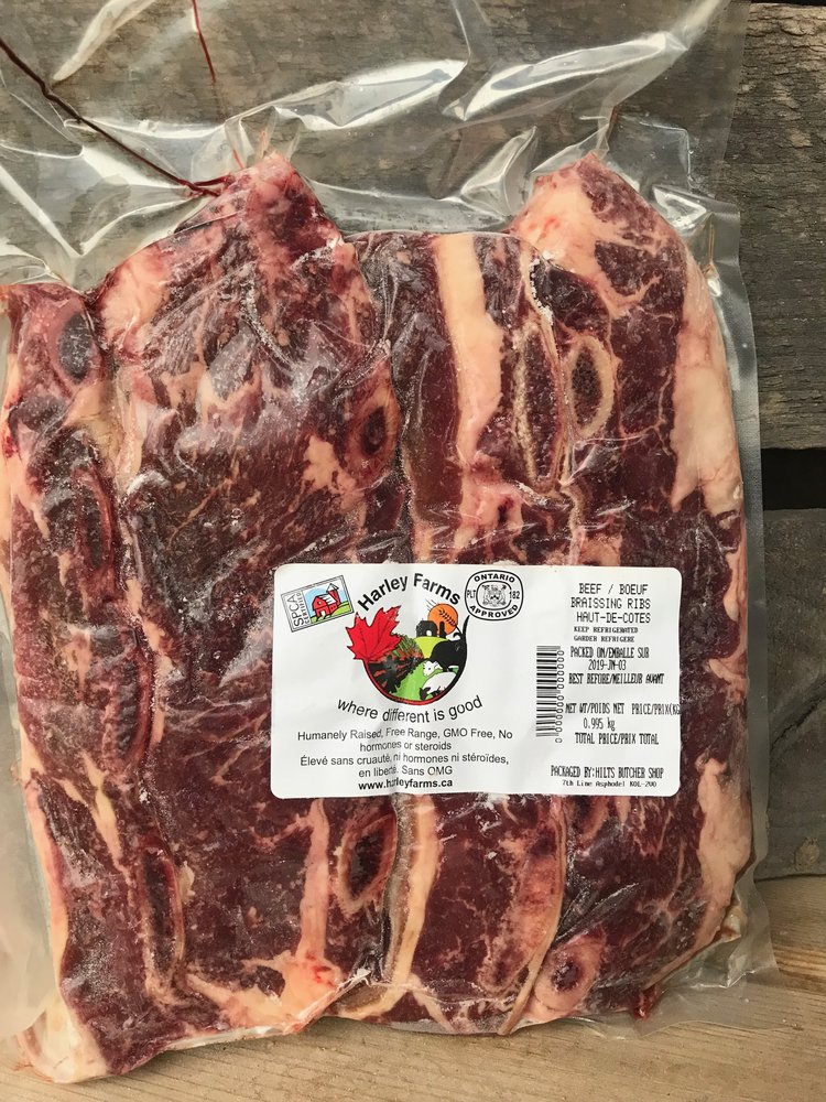 Grass fed Braising ribs 2-2.50lb Beef Braising Ribs Grass fed Braising ribs 2-2.50lb