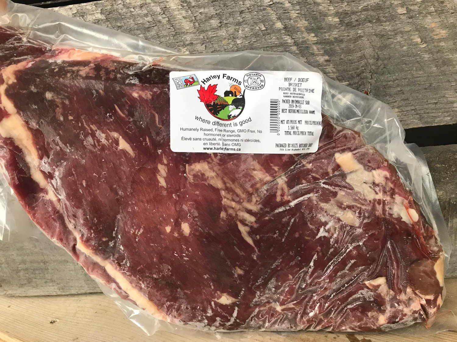 Grass fed Brisket, roughly 4 pounds Beef Brisket Grass fed Brisket, roughly 4 pounds