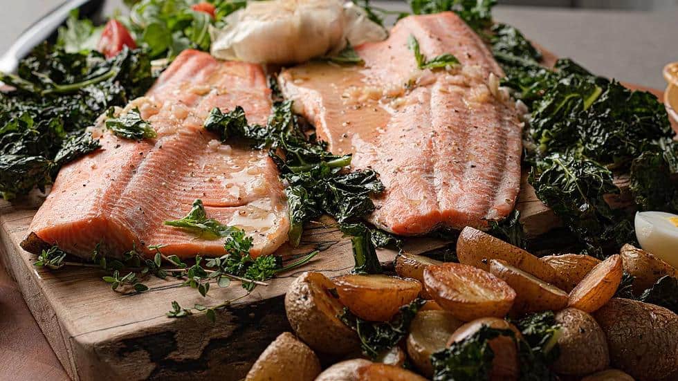Rainbow trout from springhills farm 300-349g