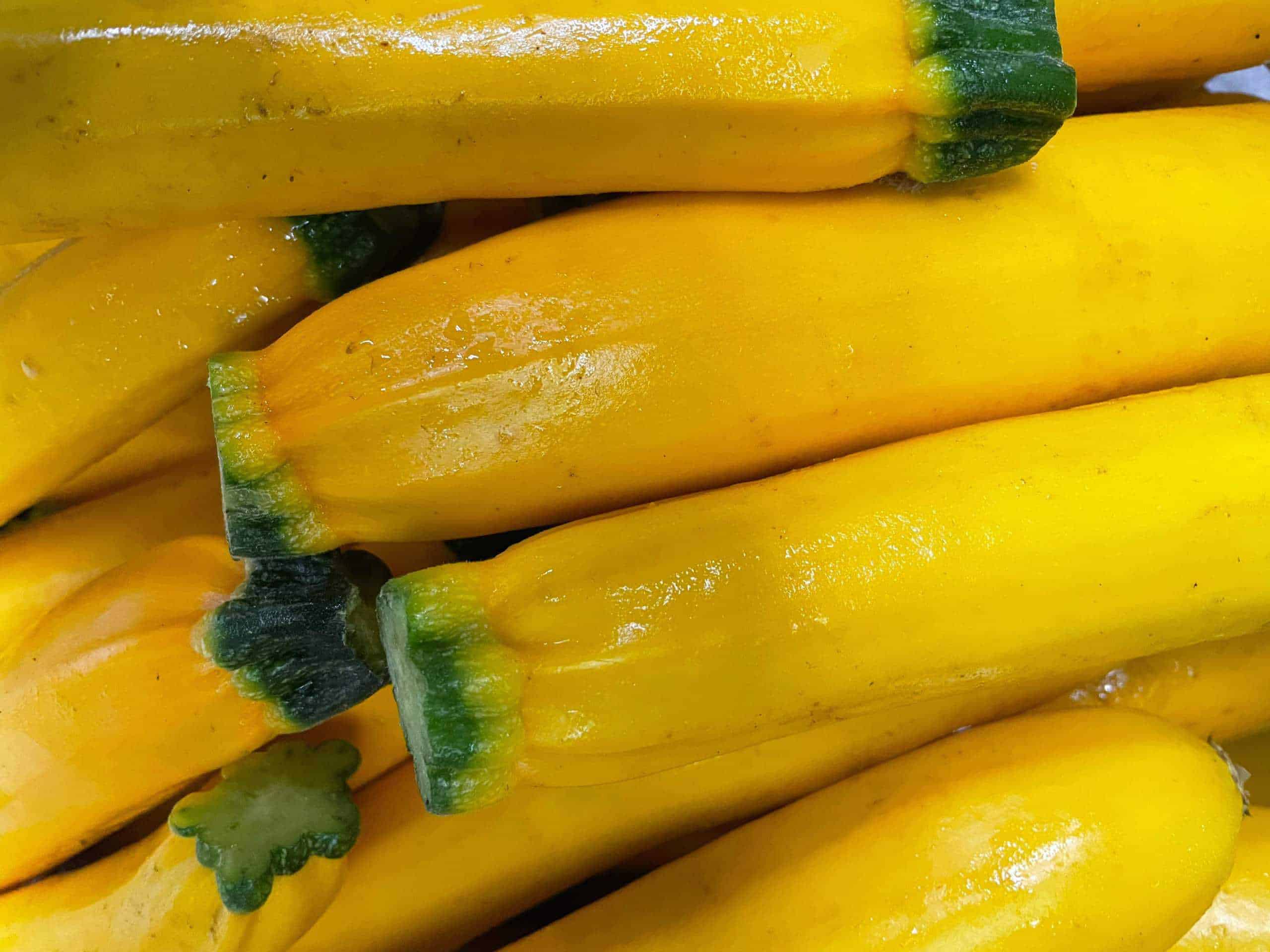 Mild and Nutty Flavour! Yellow Zucchini