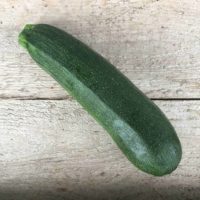 A crisp slicing cucumber with a thin skin. Zucchini