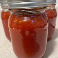 Roasted french baby onions, tiny gourmet french garlic from the scapes roasted 40z Organic tomato sauce