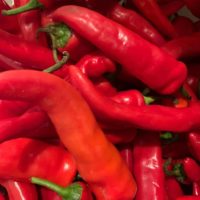 bunch of black radish Long Cayenne Pepper (2)