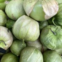 bunch of black radish Tomatillo