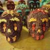 Organic Amaranth Bar with Dark Chocolate 70% cocoa. No sugar added Amaranth Chocolate Skull