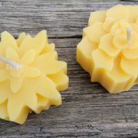 Flower Beeswax Candles scaled