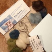 Mouse the Sheep Wool Painting Kit