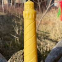 Beeswax Candles Lighthouse Pillar (6oz+)