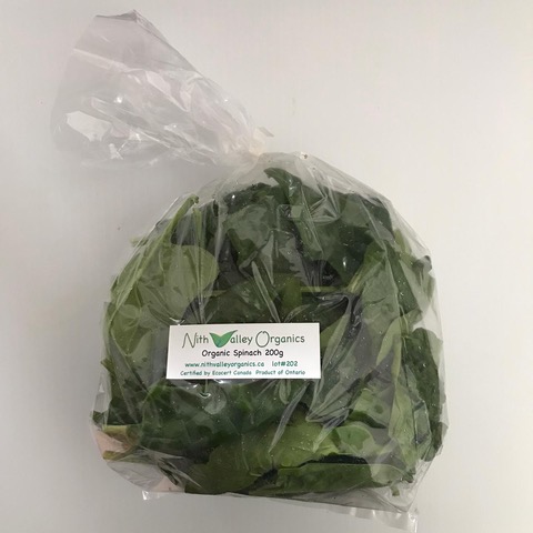 Certified Organic 200g Spinach Mix
