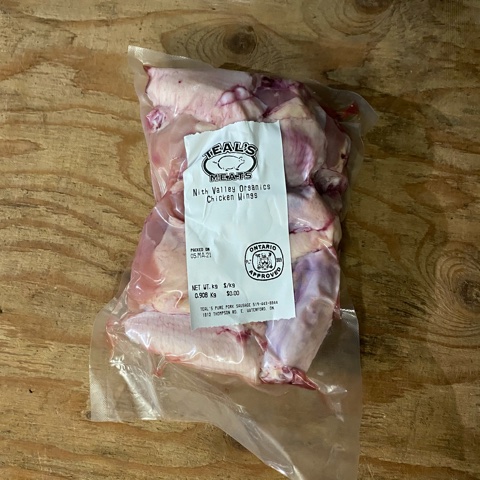 Raised on pasture, fed Certified Organic feed Chicekn Wings Raised on pasture, fed Certified Organic feed