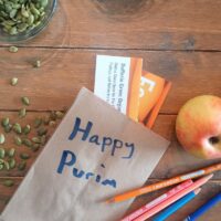 Purim gift cards organic - sleger farm
