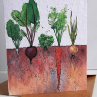Veggie Garden - seed paper greeting card