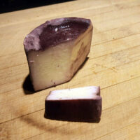 Red wine washed cheese