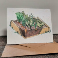 Urban Agriculture - seed paper greeting card