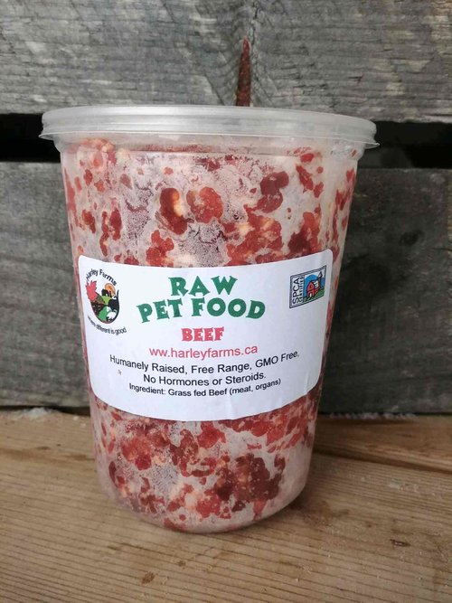 Grass fed raw beef pet food Raw beef pet food