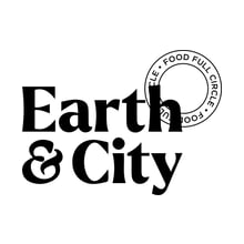 Earth and city logo